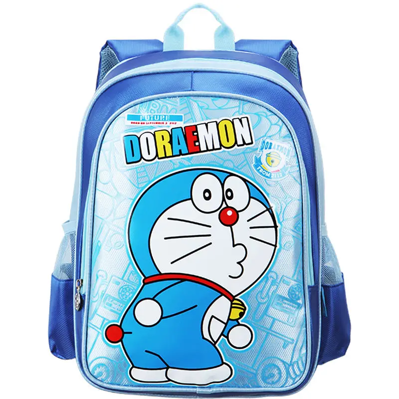 

Модный водонепроницаемый удобный дышащий рюкзак Doraemon, простая милая детская школьная сумка с мультяшным принтом