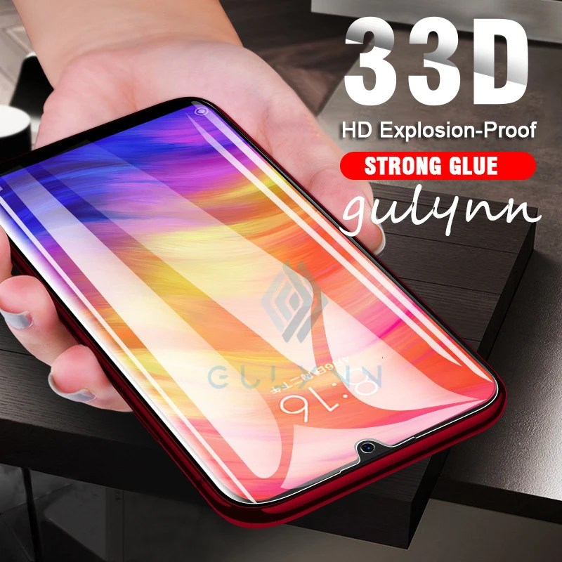 Защитное стекло закаленное для Xiaomi Redmi 7 6 Pro 5 Plus 4X Go Note A 8 9 Pro|Защитные стёкла и