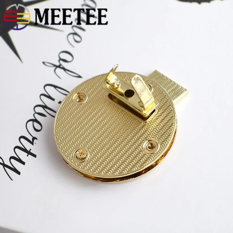 2pcs Bags Handbags New Closured Pushed Snap Lock Fashion Bag Metal Locks Replacement Purse Clasp Buckles DIY Leather Crafts | Дом и сад
