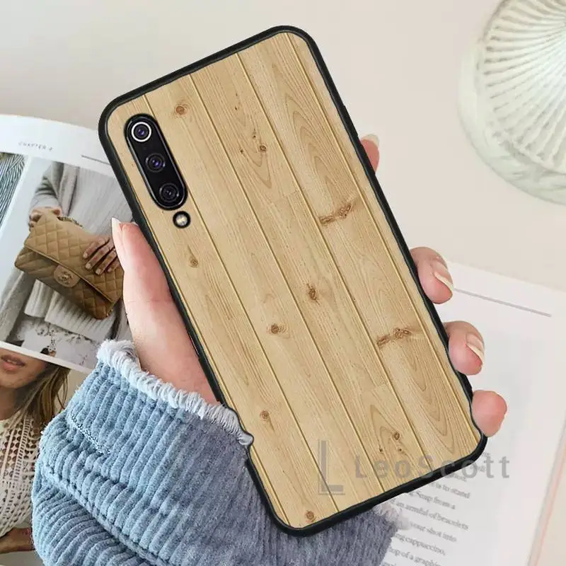

wood time simple art Phone Case For Xiaomi Redmi 7 9t 9se k20 mi8 max3 lite 9 note 8 9s 10 pro