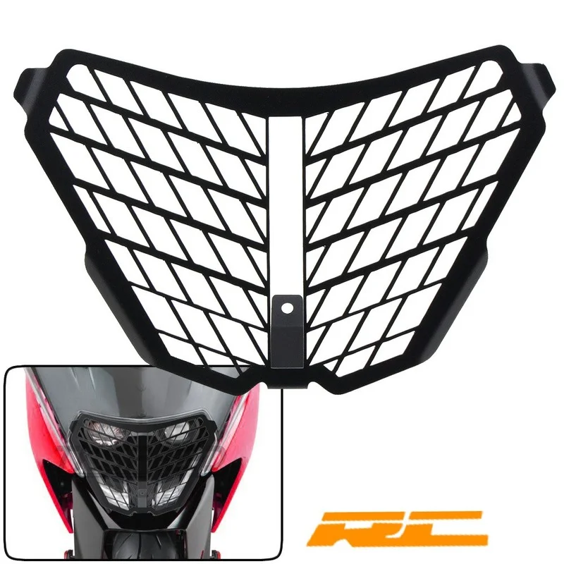 

Подходит для KTM RC390 RC125 Rc200, модифицированный большой абажур, защитная сетка для фар, защитная рама, защитный чехол для лампы