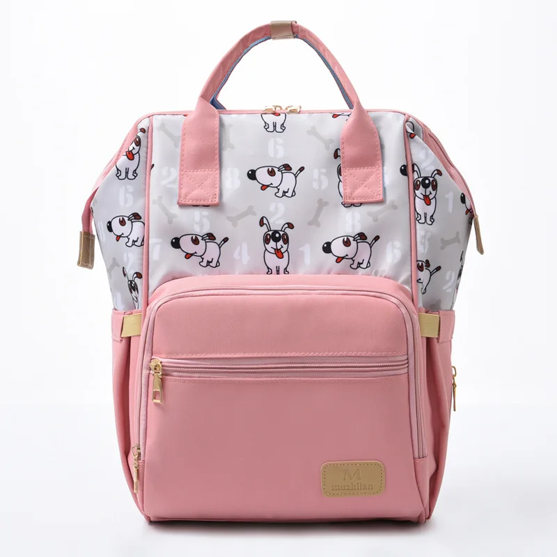 

New mommy bag female backpack mother and baby travel can hang children's car storage bag large capacity Backpack