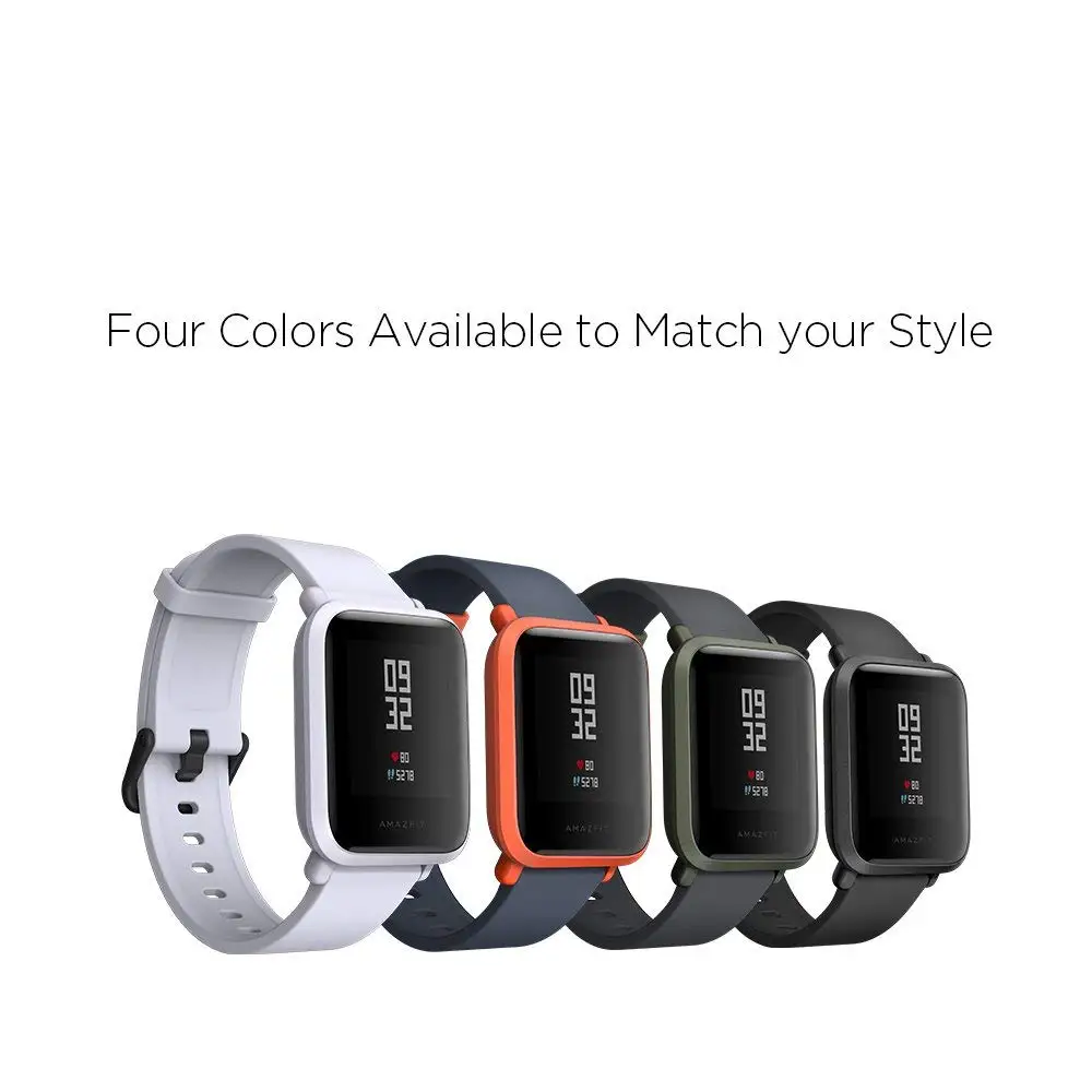 Силиконовый спортивный ремешок для Xiaomi Huami Amazfit Bip Band умные часы 20 мм сменный Браслет умные аксессуары