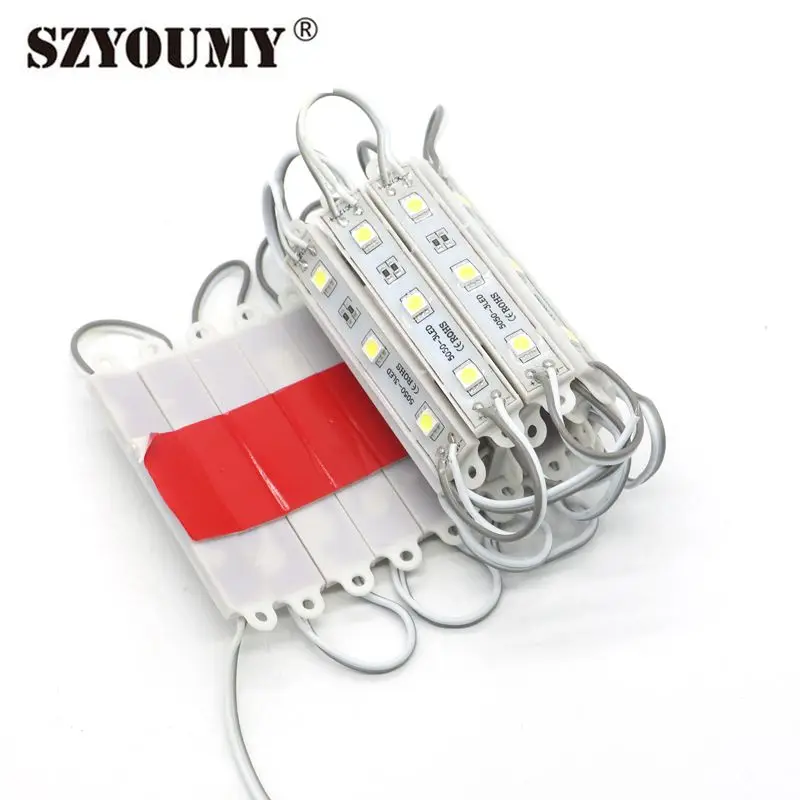 SZYOUMY 5050 3 светодиодный модуль освещения DC12V водонепроницаемый белый красный