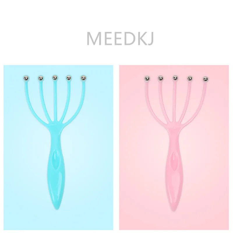 

1pcs Octopus Massage Claw Head Massage Claw Ball Massager Five Claw Scalp Massage Comb