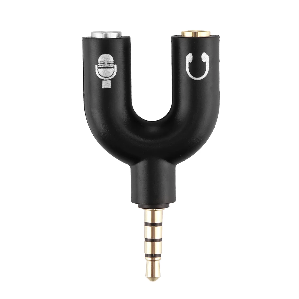 Fornorm 3 5 мм стерео аудио разветвитель гарнитура адаптер Разъем для наушников 1