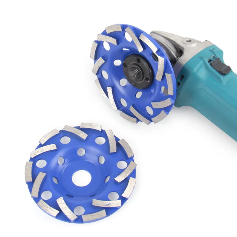 Шлифовальный круг HEDA 125 мм с алмазными чашками для полировки камня, мрамора, гранита, кирпича и абразивных материалов.