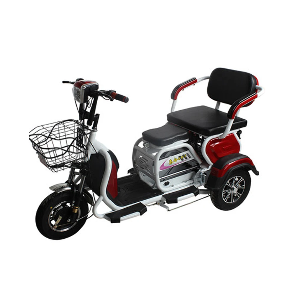 Электрический трехколесный велосипед Taihe для детей и взрослых домашний новый