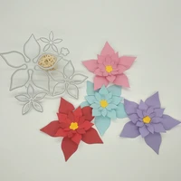 new 5 in 1 flower metal cutting mold photo album cardboard diy gift card decoration embossed crafts