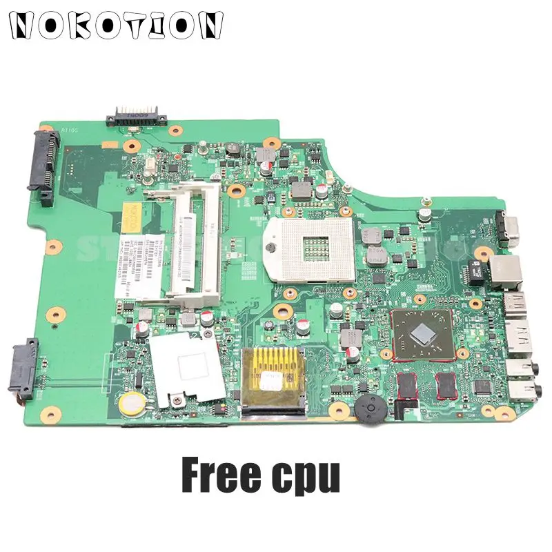 Материнская плата NOKOTION для ноутбука Toshiba satellite L505 материнская HM55 DDR3 HD4500 GPU V000185570