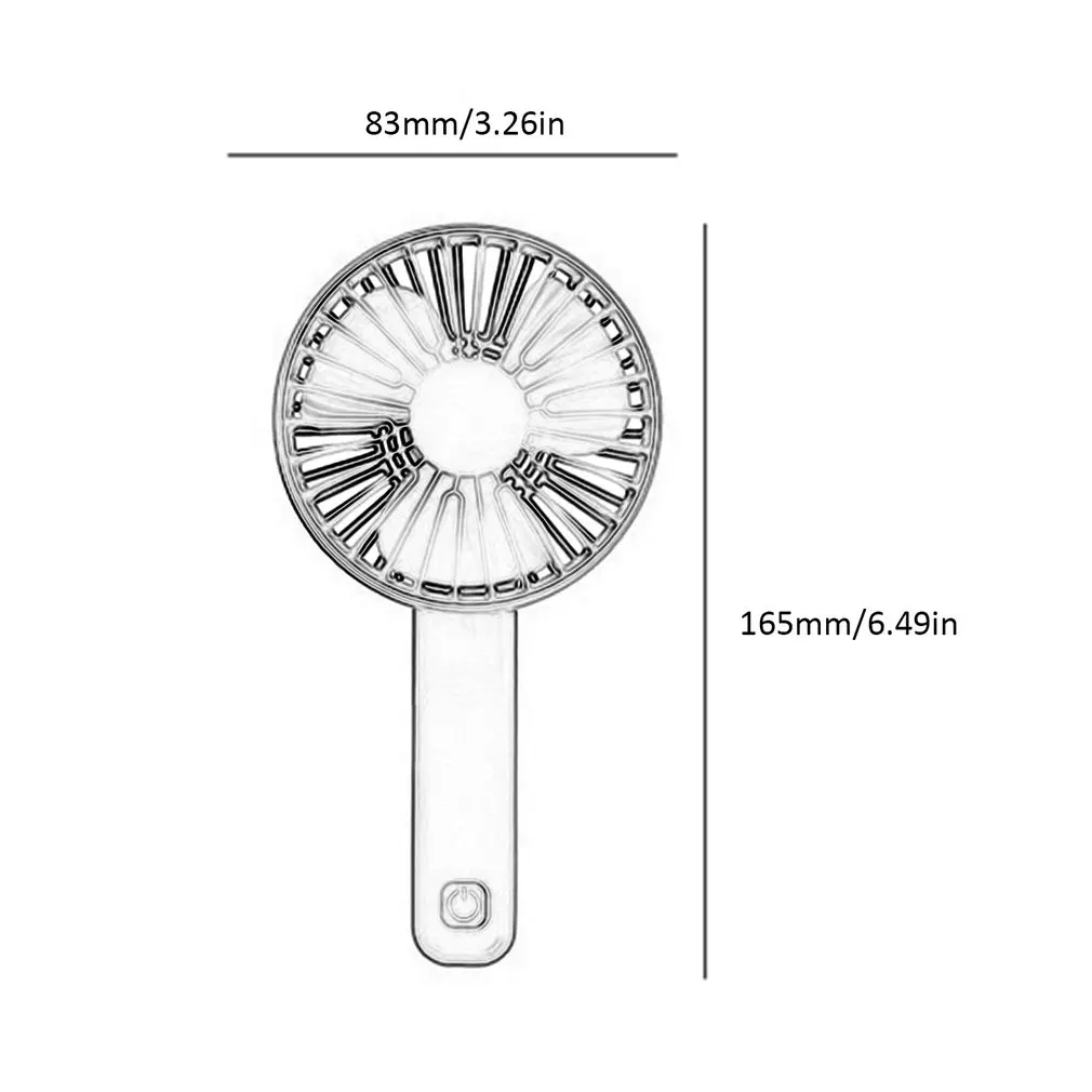 

Summer Mini Round Fan Electric Handheld Fan Nordic Outdoor Carryable Cooler Walking Cooler Silent Summer Small Fan