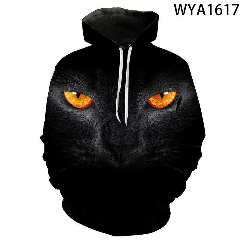 

2020 New Men Women Children Cat Hoodies Casual Fashion 3D Printed Pullover Sweatshirts Boy Girl Kids Casual Hoody Jacket