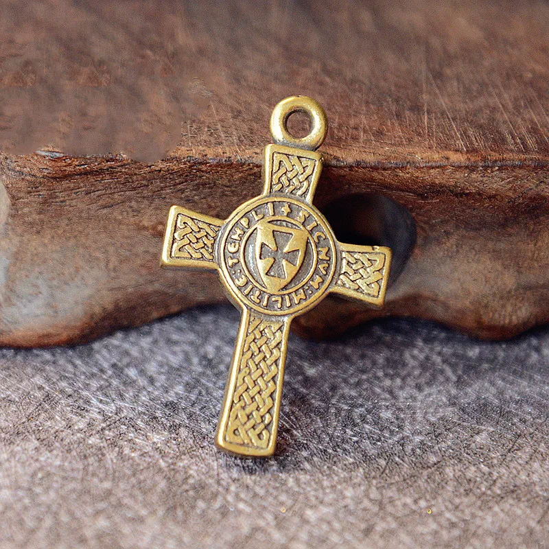 

Латунная подвеска, религиозное верное украшение, маленькое украшение, настольное украшение, цвет кофе