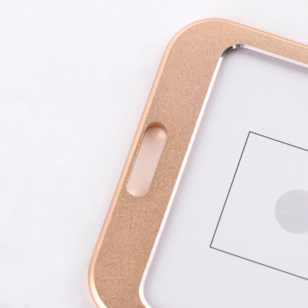 Вертикальные Серебристые/Золотые Визитницы унисекс для кредитных карт с