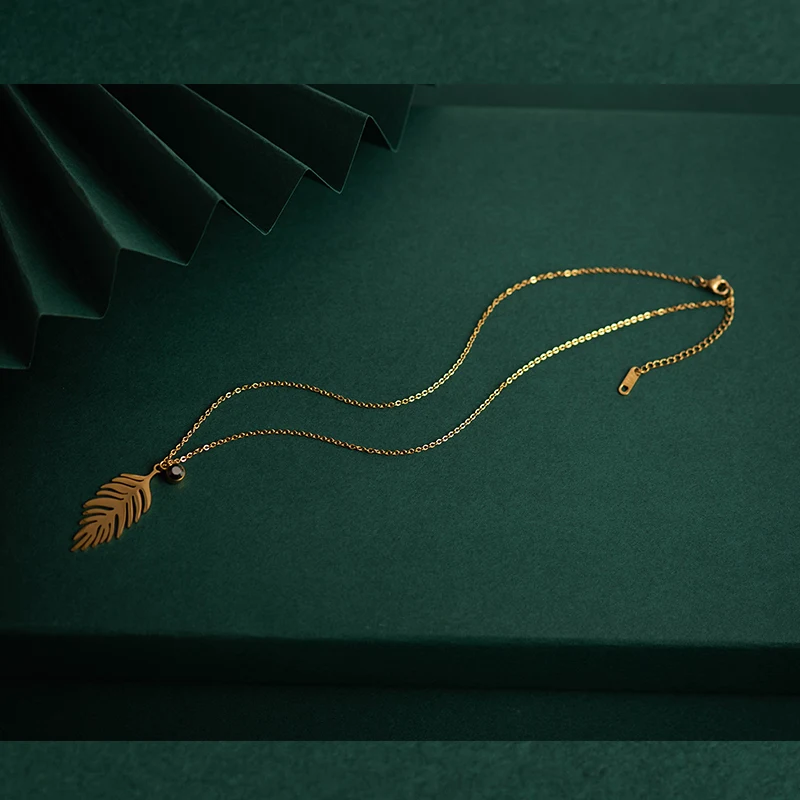 Wild & Free сусальное золото колье для женщин Обувь и девушек из нержавеющей стали