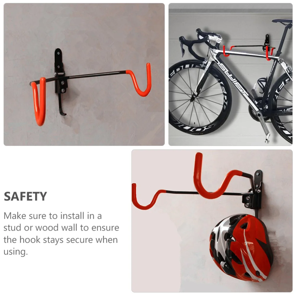

Heavy Duty Bike Storage Hook Bike Helmet Holder Bike Hook Wall-Mount Bike Hanger