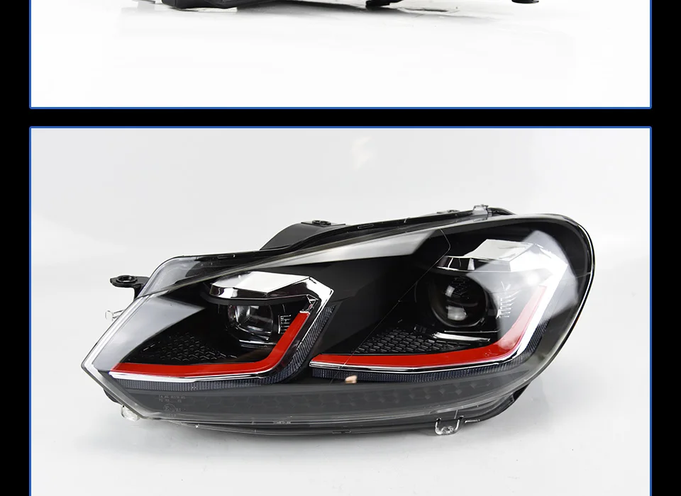 Головной фонарь для VW golf 6 MK6 2009-2013 golf 6, головной светильник s, противотуманный светильник, дневные ходовые огни, DRL H7 светодиодный Биксеноновая лампа, автомобильные аксессуары