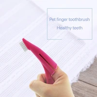 pet finger toothbrush teddy dog brush bad breath tartar teeth care tool cat cleaning silicagel product pet supplies accessories