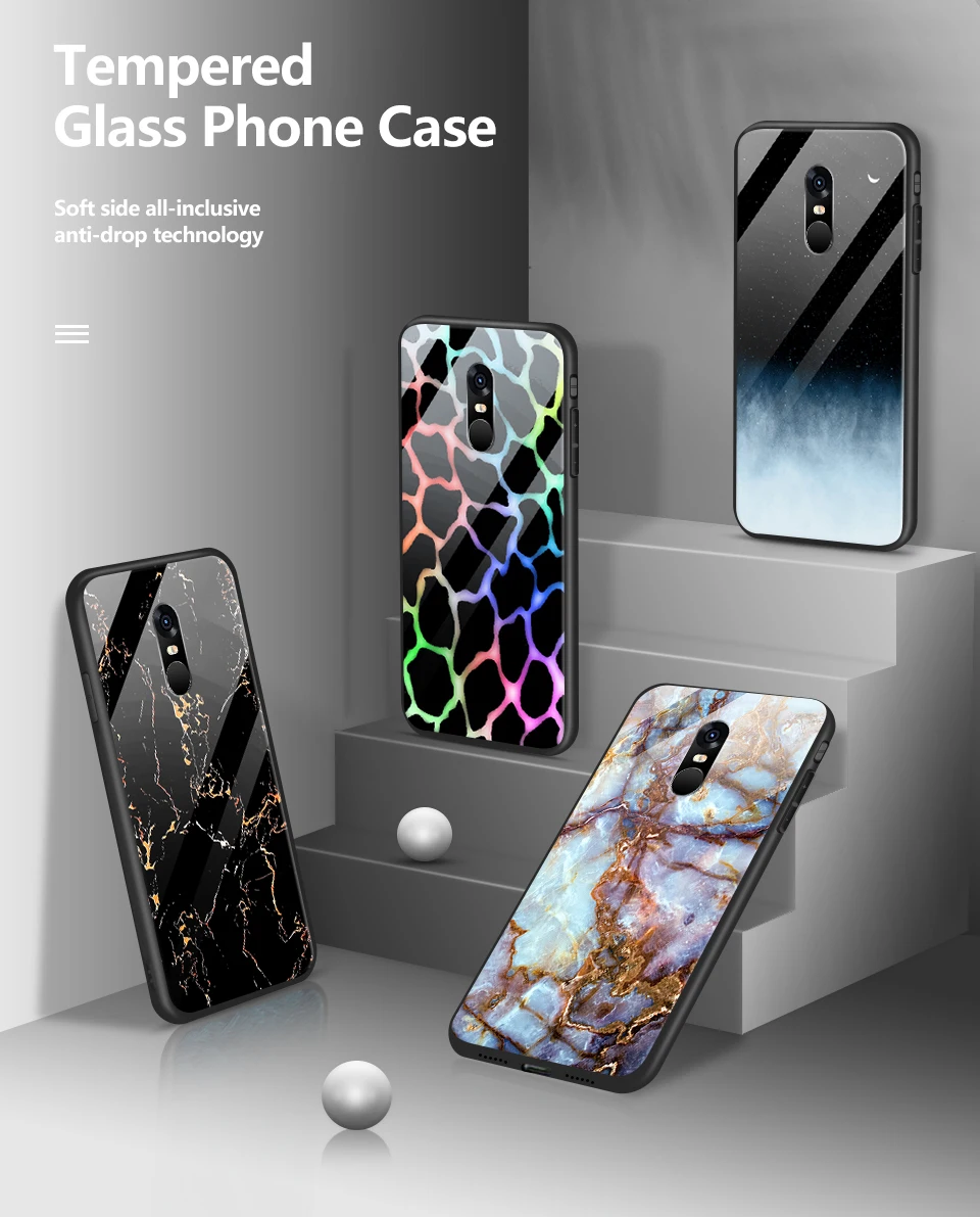 Для Xiaomi Redmi Note 4/4X роскошный чехол из закаленного стекла для Remi Note 4 Pro CN Version/4 Gobal Version Fashion Soft Edge Shell