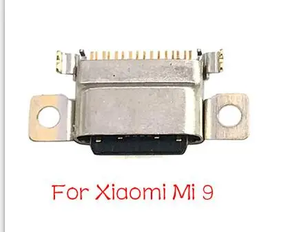 Mi 9 USB Jack Разъем для зарядки Порты и разъёмы для Xiaomi mi A1 A2 8 9 CC9E Max3 mi x 3 W красный mi Note 7 Pro Запасная часть - Цвет: Mi 9