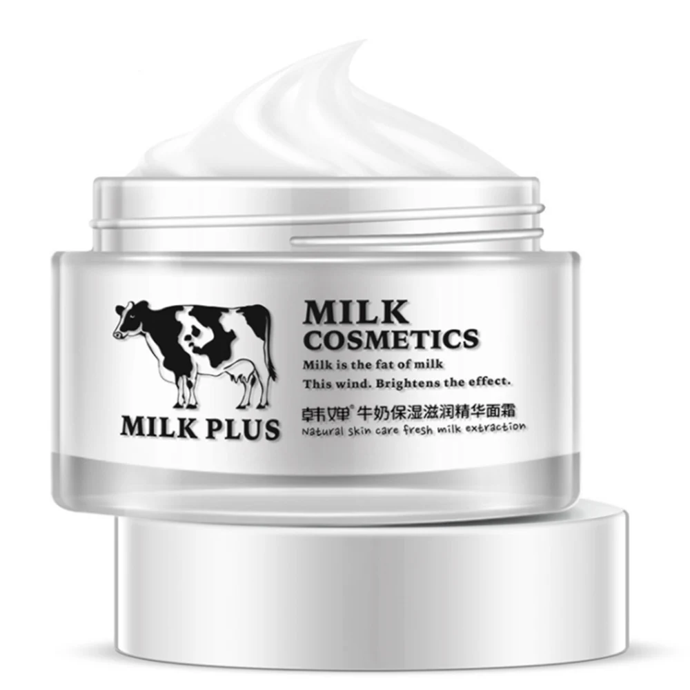 Крем для лица с экстрактом молока увлажняющий отбеливающий крем против морщин