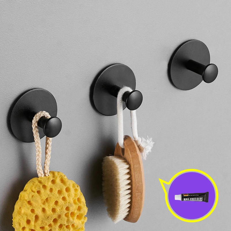 1 шт. креативный домашний алюминиевый крючок для халата водонепроницаемая