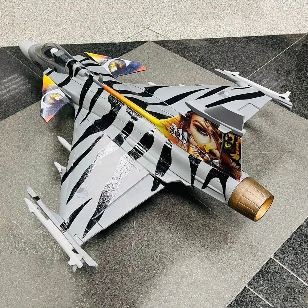 

VOTIK Gripen JAS-39 A/C 765mm Wingspan 70mm Ducted Fan EDF Jet EPO Fighter RC Airplane KIT/PNP