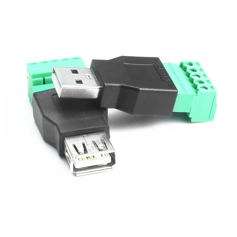 5 шт./лот USB папа к винту 5pin разъем или гнездо клеммные разъемы|Соединители| |