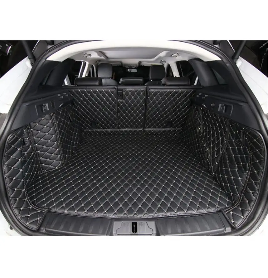 

for jaguar F-pace leather car trunk mat cargo liner 2016 2017 2018 2019 2020 rug carpet accessories