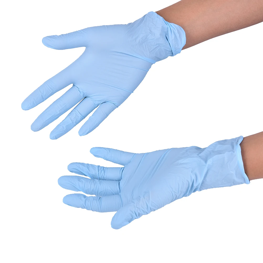 New 10pcs Disposable Blue Gloves Medical Tattoo Cleaning Supplies Household Tattoo Accessories Permanent Makesup