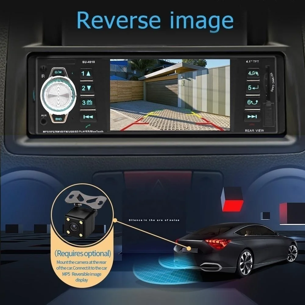 Автомагнитола MP5 плеер 1 Din автомобильная магнитола автомагнитола с Bluetooth HD USB/SD/FM