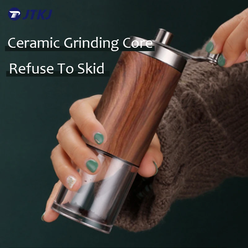 

Многофункциональная ручная мини-кофемолка JTKJ, портативная, из нержавеющей стали, для зерна, Миксер для пищевых продуктов Molinillo De Cafe Amoladora