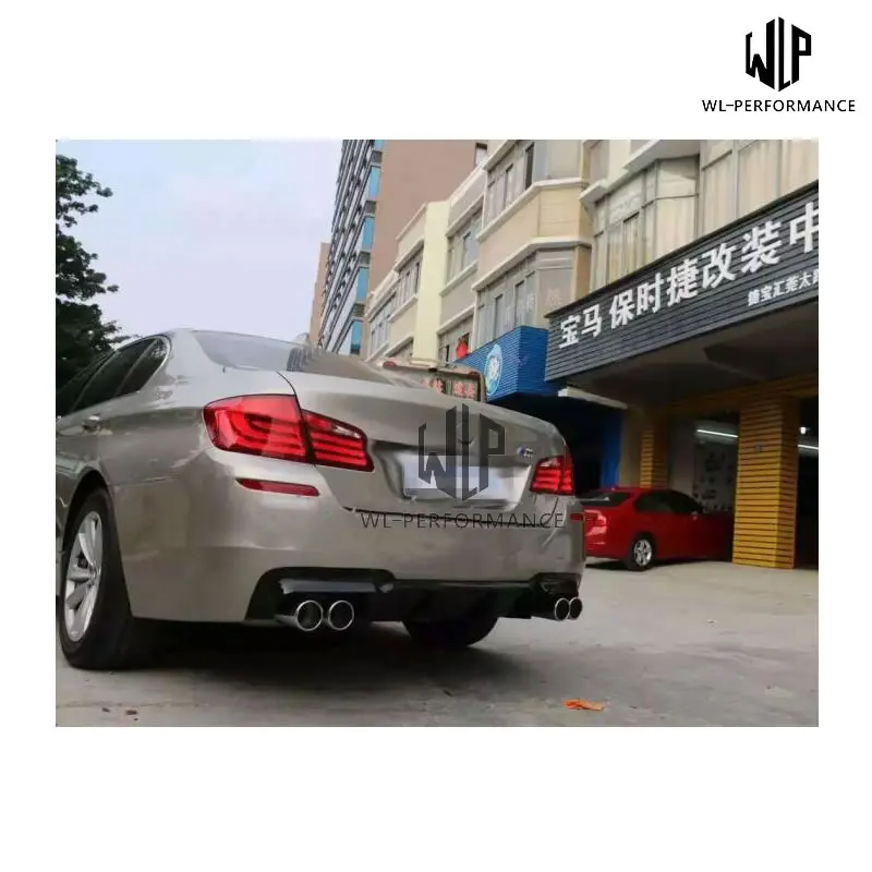 F10 F18 M5 высокое качество Углеволокно без пряжки задний диффузор для губ