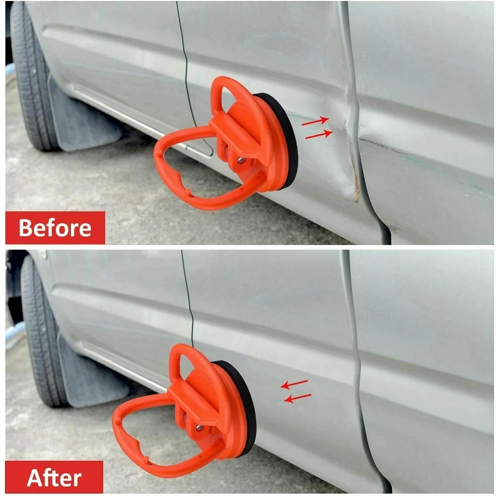 2PCS Portable Mini Automotive Dent Puller Car Repair Suction Cup 30kg Max Weight Bodywork Damage Panel Accessories |