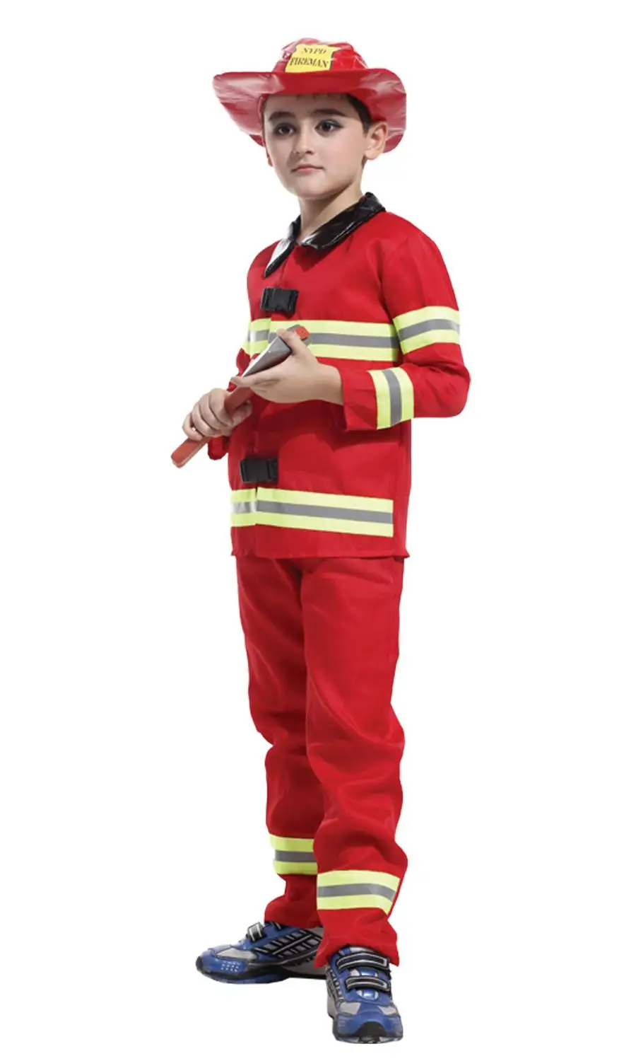 Шанхай история костюмы на Хэллоуин для детей мальчиков пожарный Косплей
