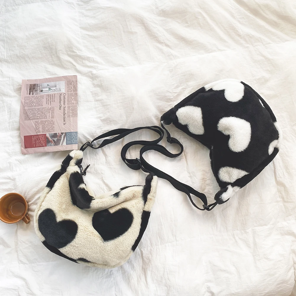 

Сумка на плечо женская с принтом «Love/Bear»