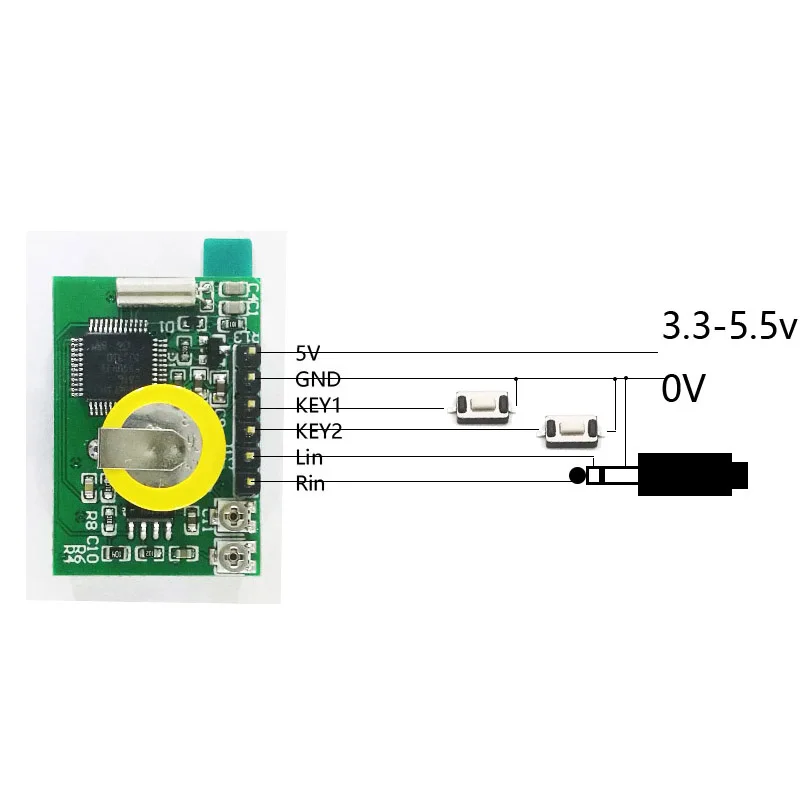 Миниатюрный 0 96 дюймовый OLED дисплей Lusya анализатор спектра двухканальный модуль