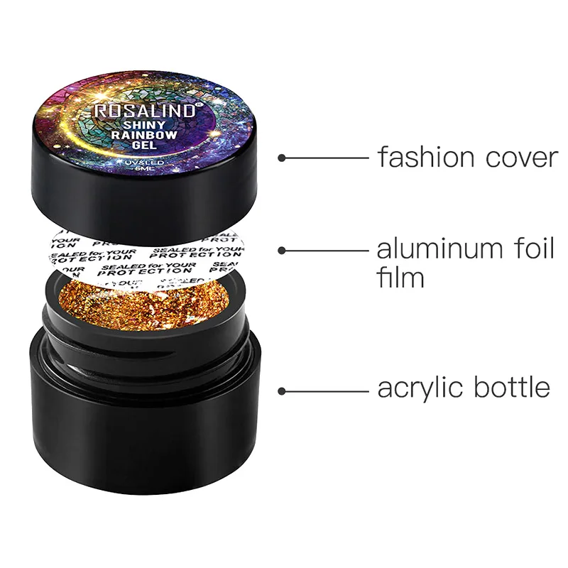 12Colors Professional Neon Nail Gel UV LED Lamp Polish Semi-Permanent Soak-Off Shiny Glitter Rainbow | Красота и здоровье