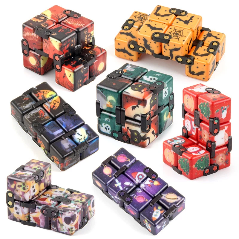 Волшебный куб фиджет-зеркало антистресс рельефный Творческий бесконечный