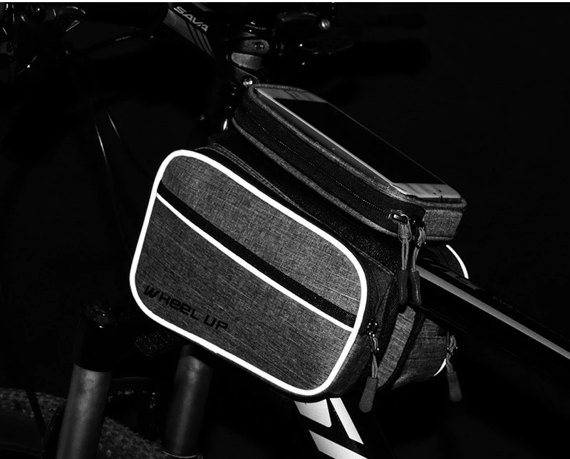

Bicycle Bag Mountain Bike Front Beam Bag Mobile Phone Bag Riding Bag Equipment Accessories Seat Tube Bag Saddle Bag