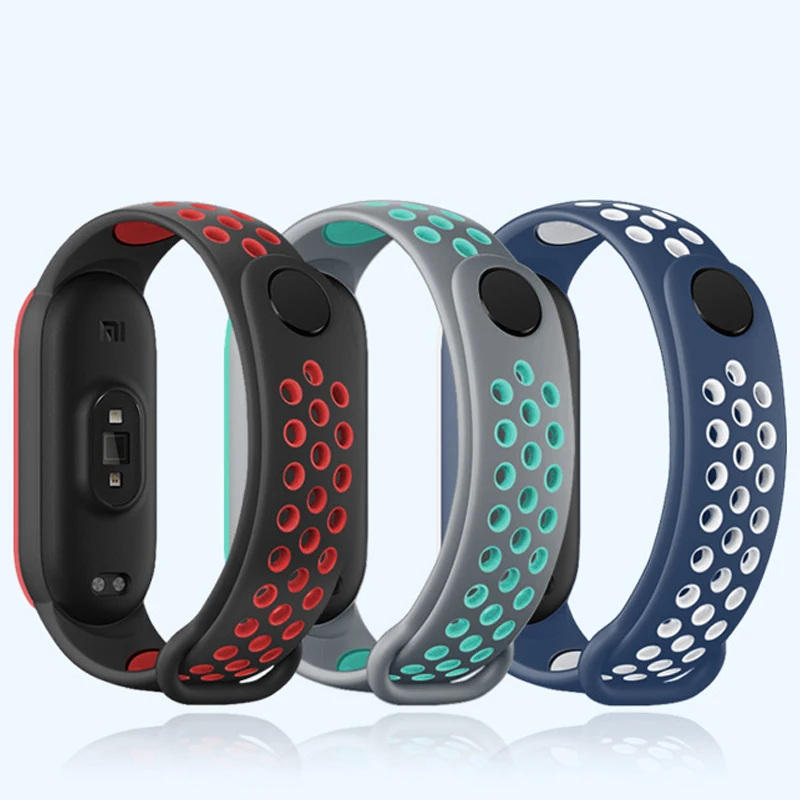

Ремешок силиконовый для Mi band 6, сменный спортивный браслет для Mi band 5 Mi band 4 xiaomi Mi band 5 3 4 6