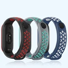 Ремешок силиконовый для Mi band 6, сменный спортивный браслет для Mi band 5 Mi band 4 xiaomi Mi band 5 3 4 6