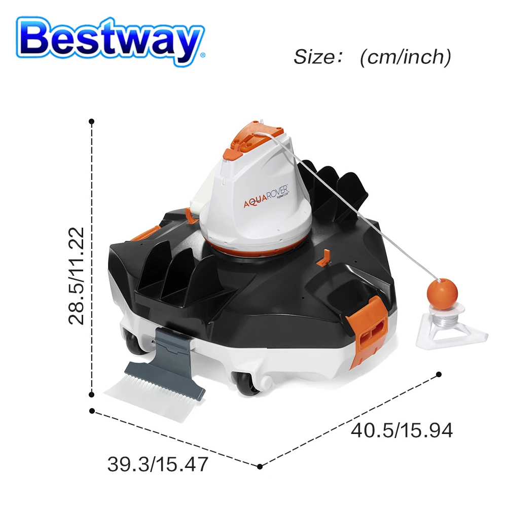 Bestway 58622 Flowclear AquaRover автономный очиститель бассейна робот долговечный