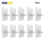 WIKHOSTAR 10 шт. Удар Бесплатная винт наклейки, не оставляющая следов настенные наклейки самоклеящиеся Hardwall гипсокартон изображение висящим комплектом