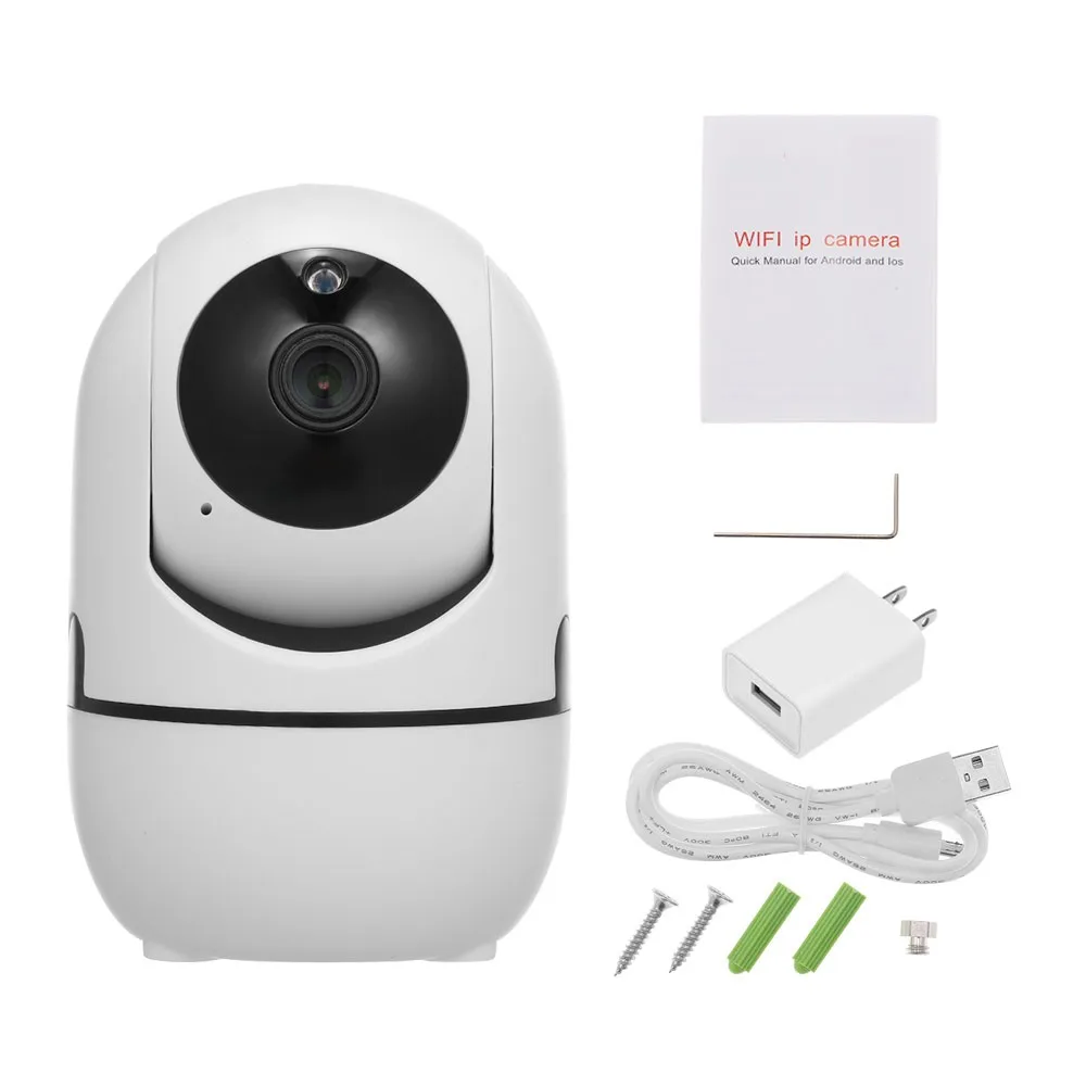 

Home Security 1080P WiFi Camera Wireless IP Camera Baby Monitor with Motion Detection Tracking Voice Alarm 2-way Audio