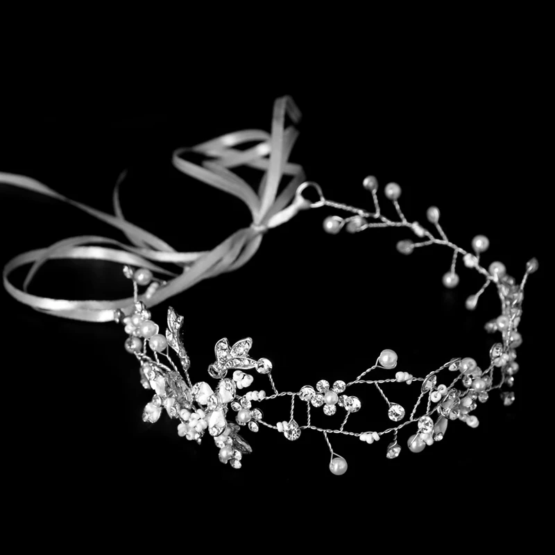 Ручной работы Тиара для свадебной прически головной убор Для женщин девочек