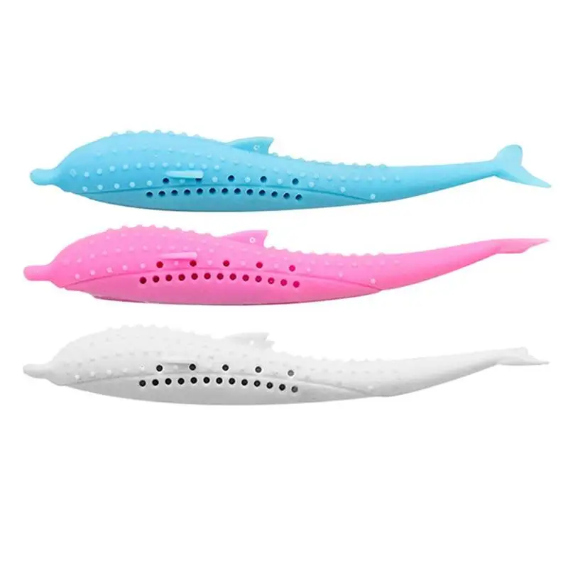Silicone Cat Mint Fish Toy Catnip Pet Teeth Cleaning Toothbrush Molar Stick for Kitten | Дом и сад