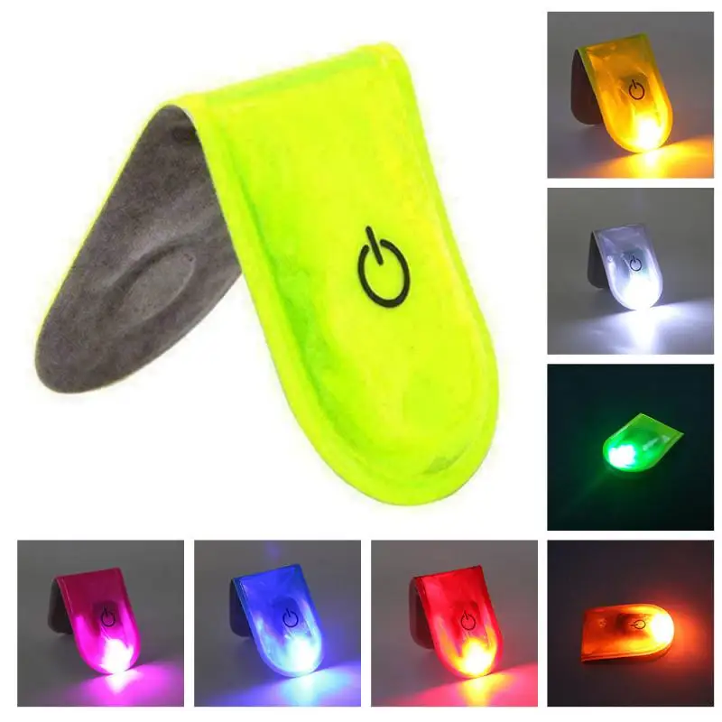 

Outdoor Sports LED Safety Light Reflective Magnetic Clip On Strobe Reflector Warning Clip Night Running Shoes Collar Lamp 1pc