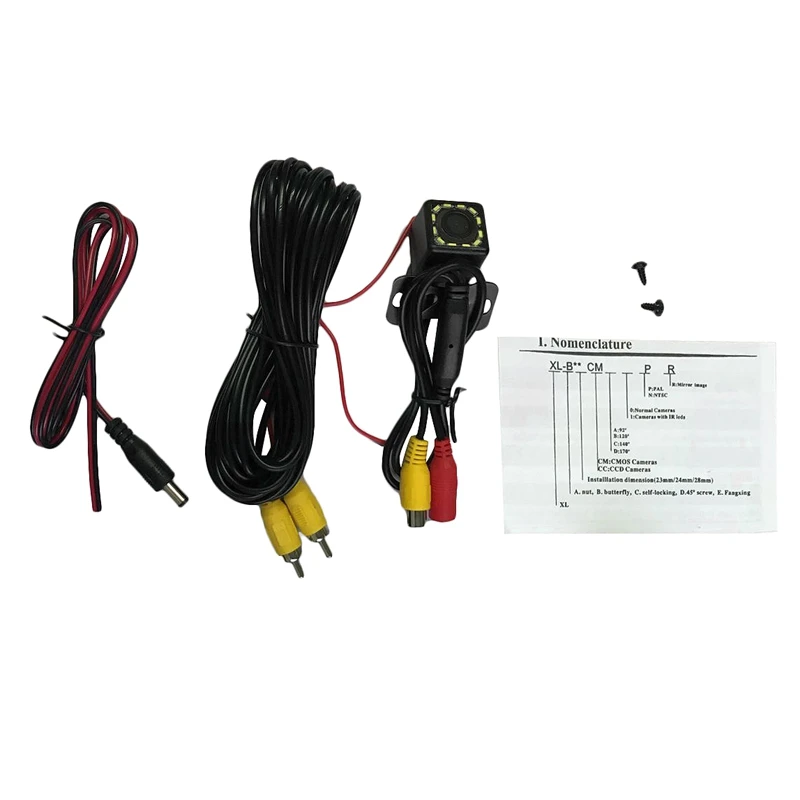 

12 LED HD Car Rear View Camera Auto Parking Reverse Backup Camera for Driving Recorder