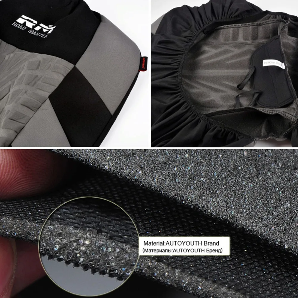 2 шт. универсальный чехол для автомобильного сиденья двойной передний